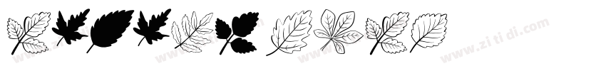 Autumn Leaf字体下载字体转换